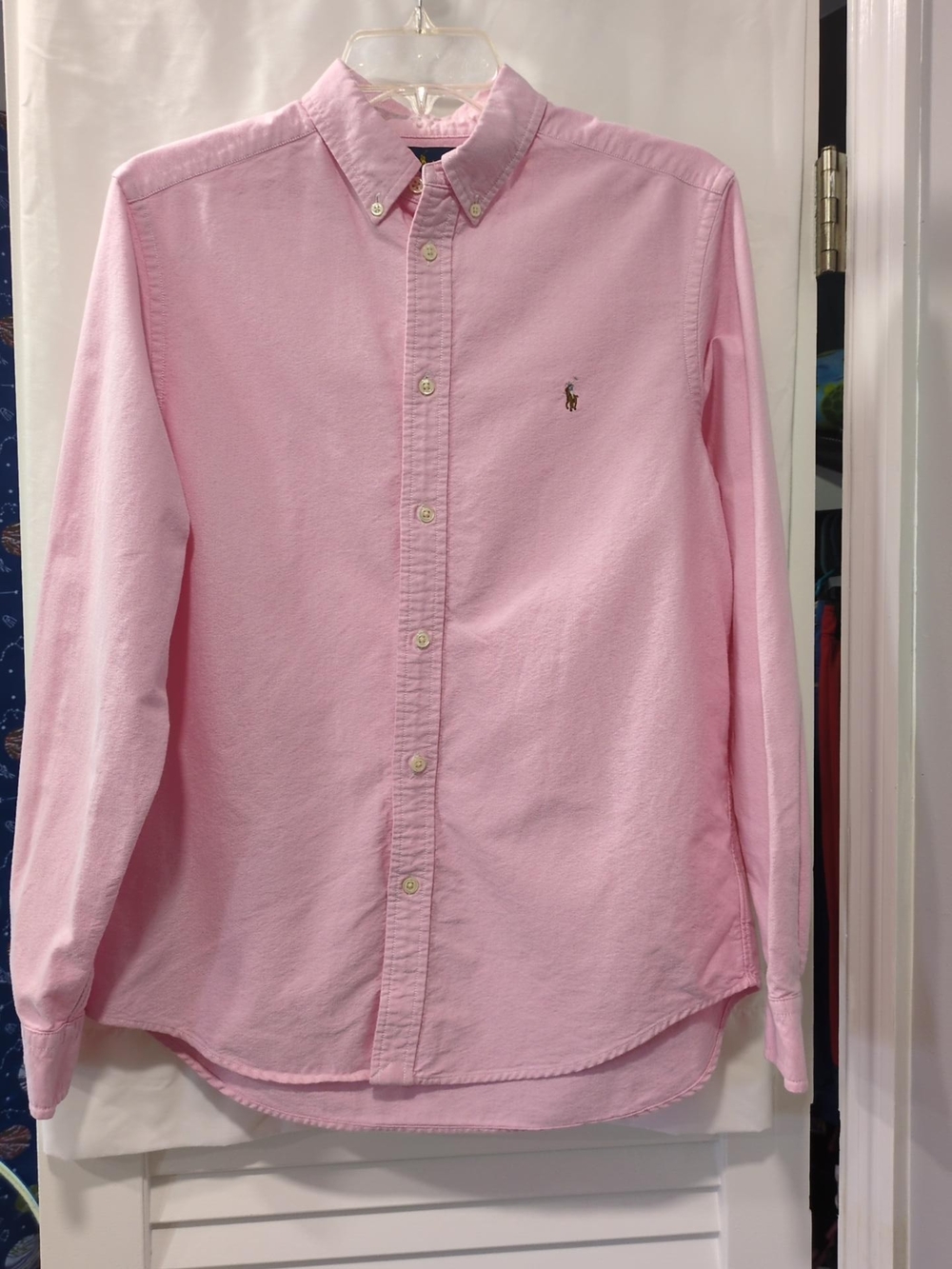 Ralph Lauren Pink Button-Down Oxford Shirt - Classic Fit